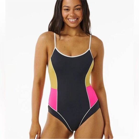 Rip Curl Hibiscus Heat One Piece Swimsuit Size Small - Picture 1 of 8